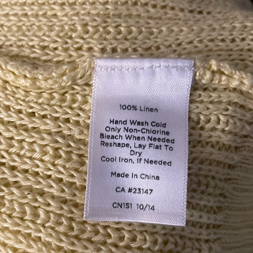 Talbots Linen Cardigan - Picture 3 of 4
